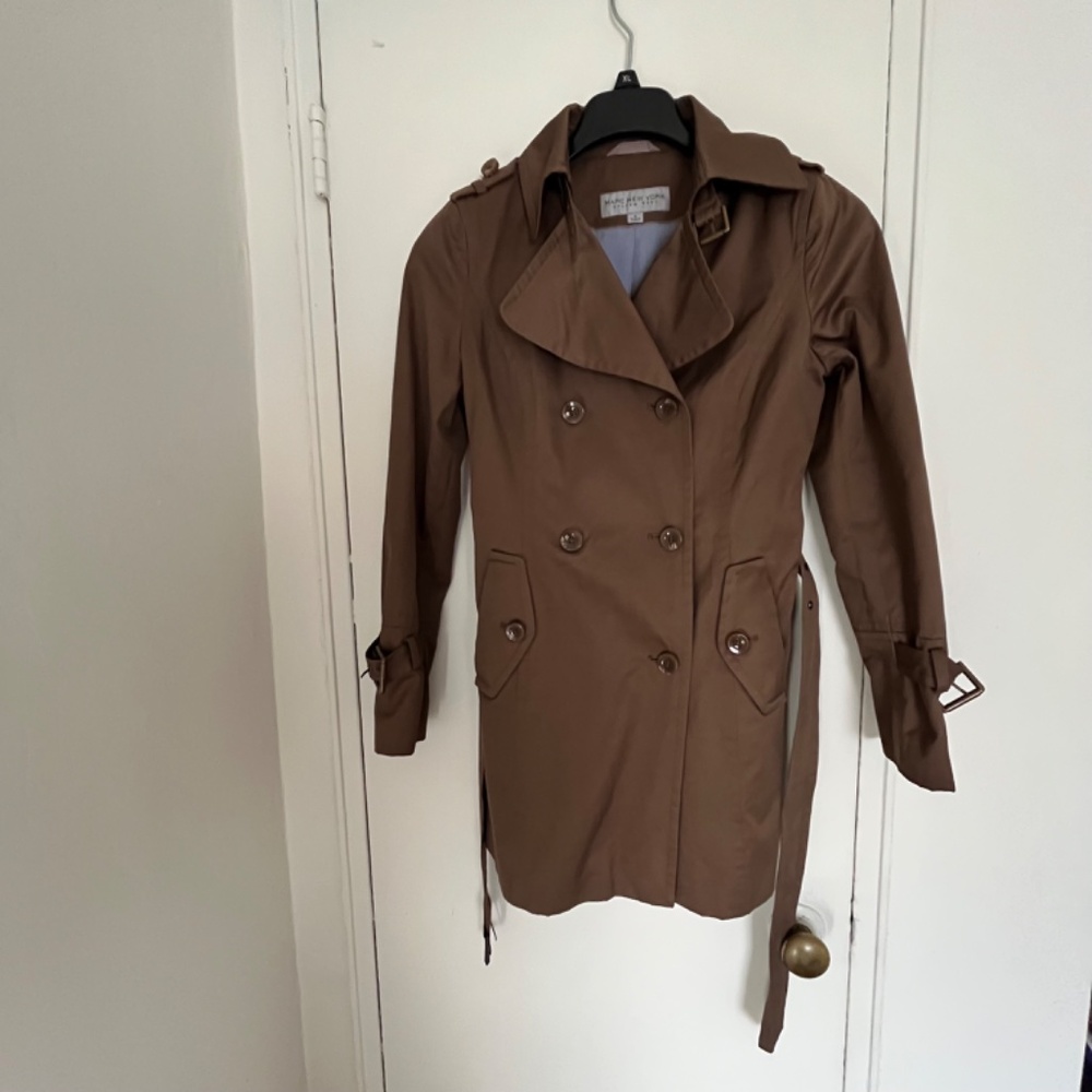 Marc New York Brown Trench Coat, size small